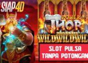 Tutorial Deposit Slot Pulsa Tanpa Potongan Bersama Game Power of Thor Megaways